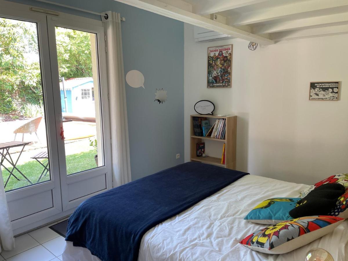 Merig'Home Chambre Bd Climatisee Dans Maison Avec Piscine Au Calme En Ville, Sdb & Toilettes Prives Angoulême Exterior foto